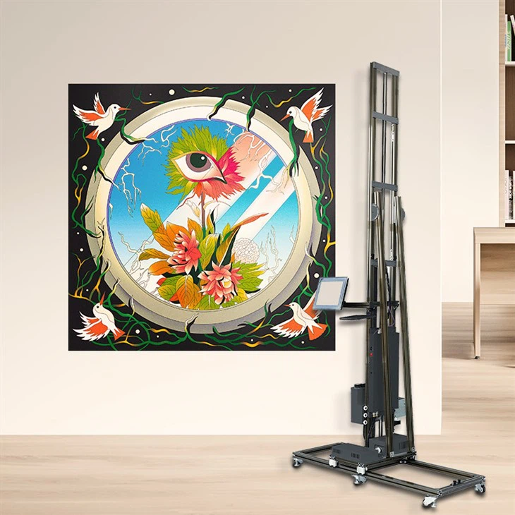 Vertical 3d Uv Wall Printer Machine